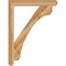 Ekena Millwork Legacy Craftsman Rough Sawn Bracket, Western Red Cedar, 4"W x 36"D x 48"H BKT04X36X48LEC04RWR - alternate 2
